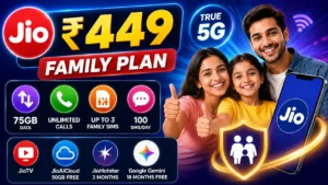 Jio ₹449 Family Plan